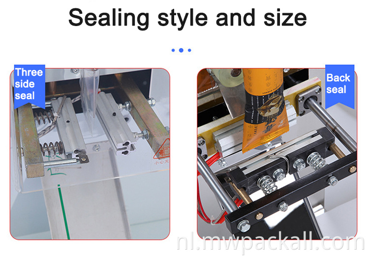 Hoge nauwkeurigheid automatische 5g 10g 15g rijst suiker zakje zakje honing stok vullen verpakkingsmachine